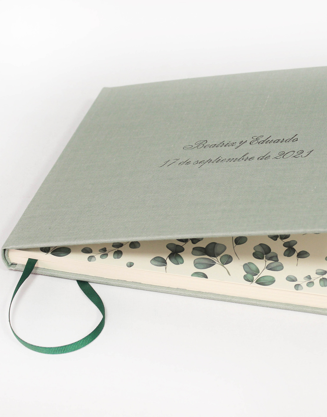 Libro de firmas para boda, tapas de tela lisa - Varios colores - Anna  Mirabet